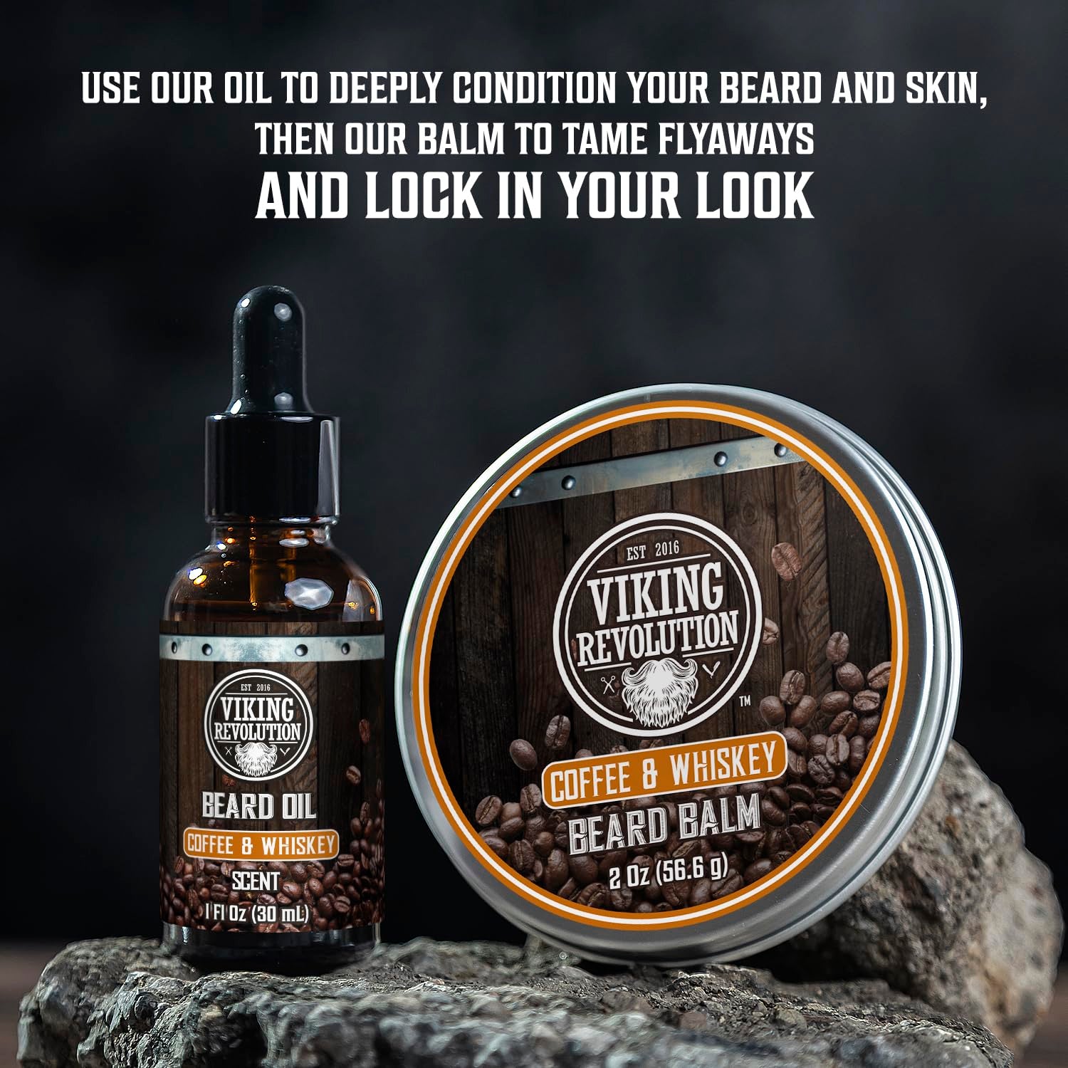 Beard Conditioning Kit-Coffeewhiskey, 5 Products Included