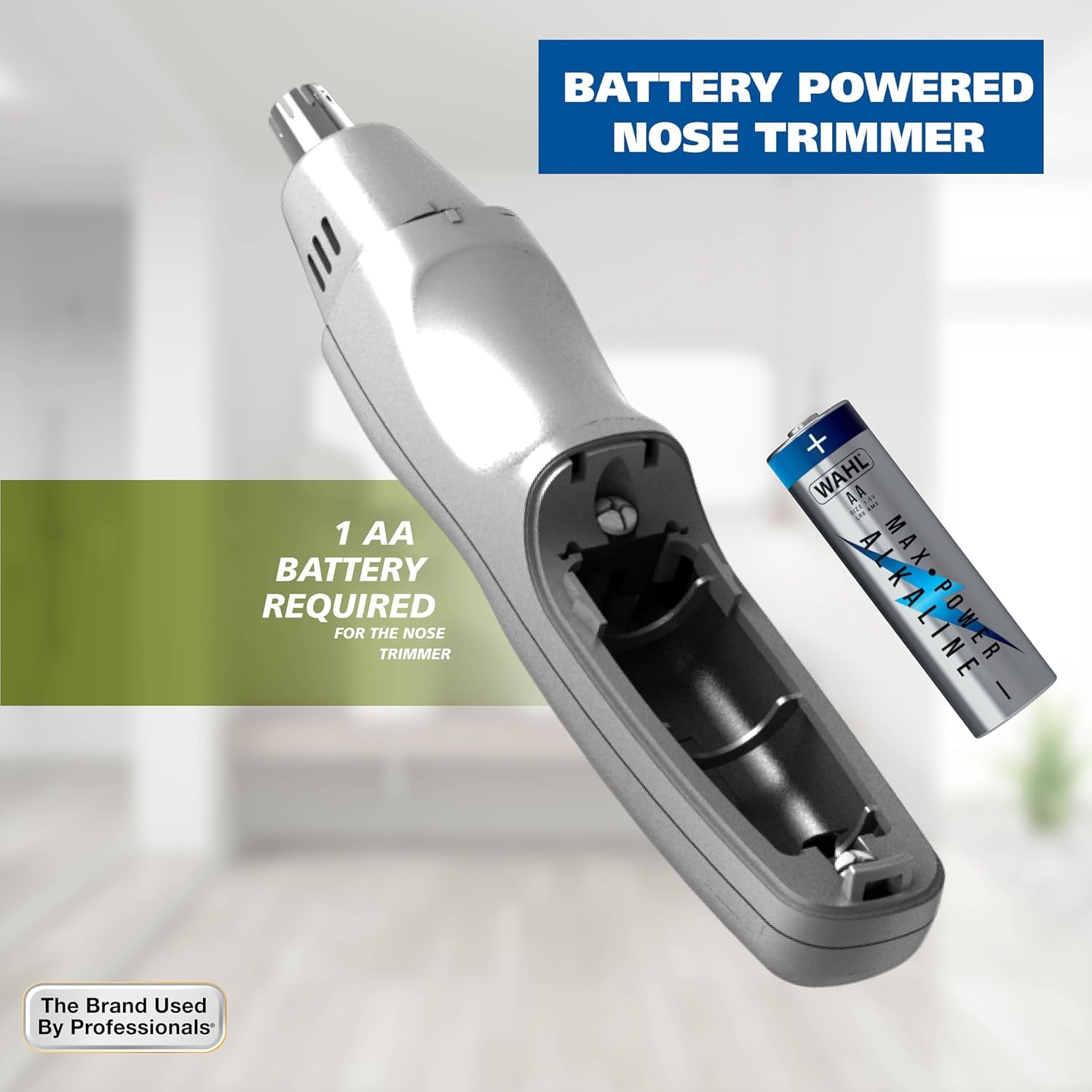 Groomsman Rechargeable Beard Trimmer Kit & Bonus Battery Nose Trimmer | Trim Beards & Mustaches with the Rechargeable Trimmer and Nose Hair with the Bonus Battery Wet/Dry Trimmer – Model 5622V