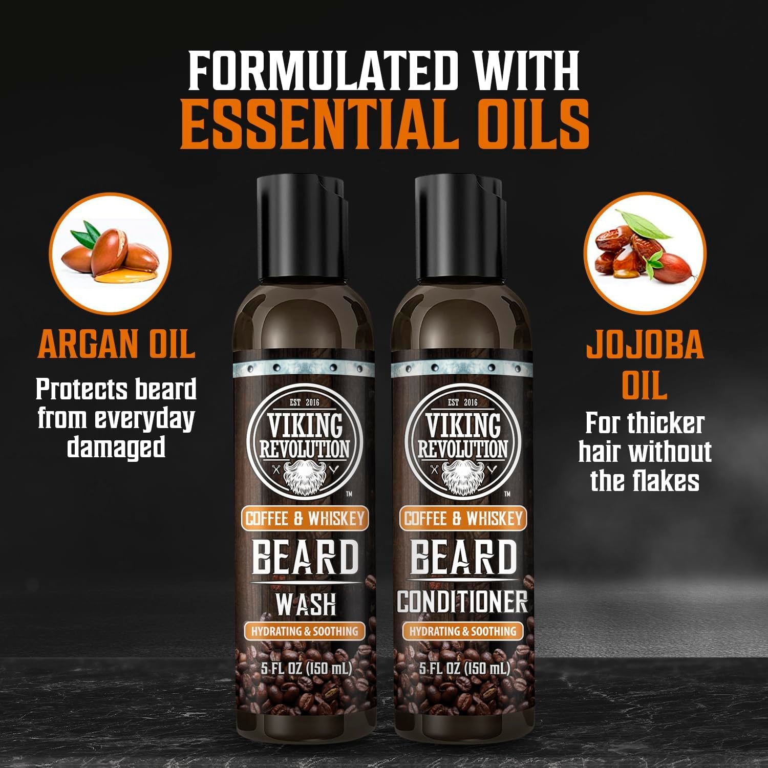Beard Conditioning Kit-Coffeewhiskey, 5 Products Included